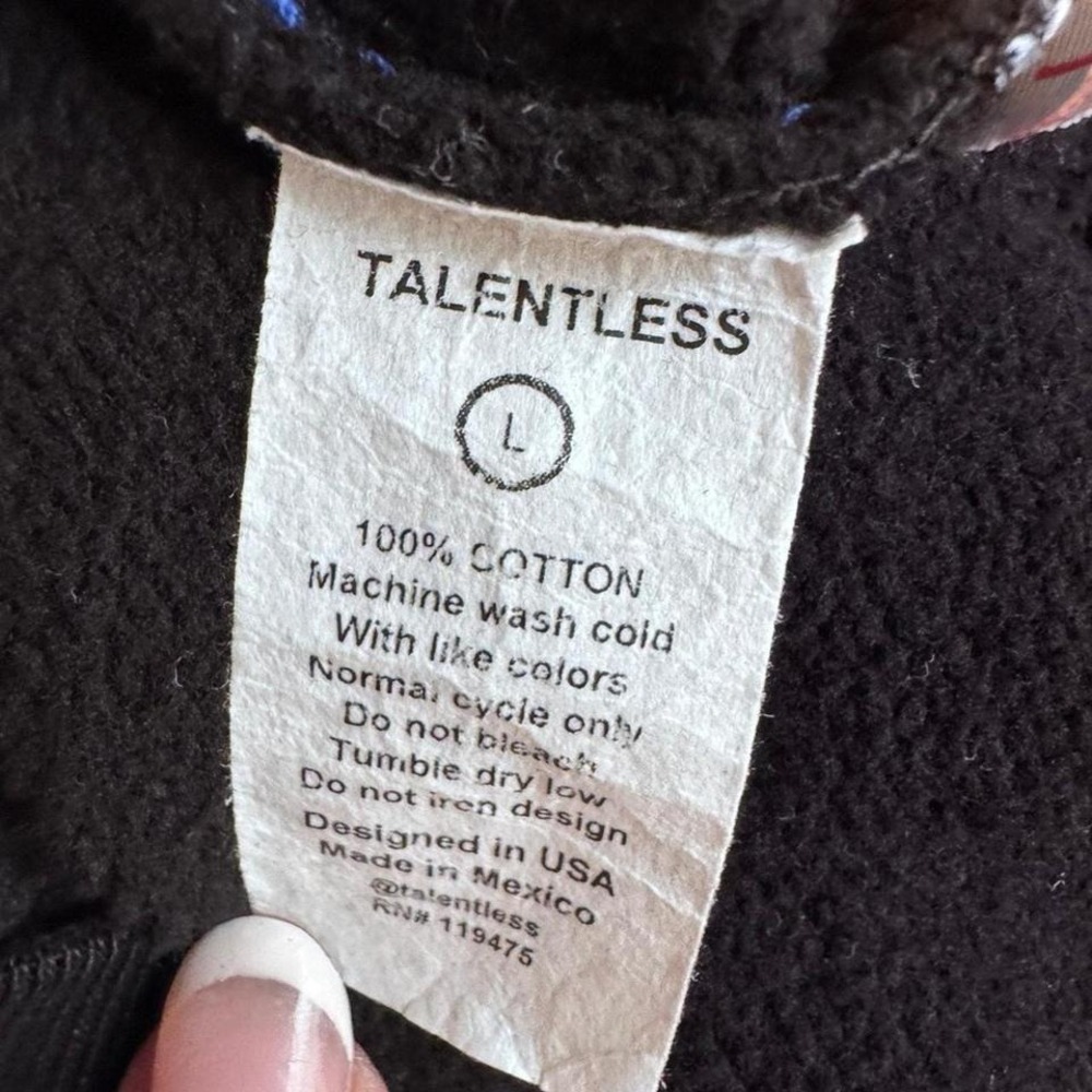 NWOT talentless brand black oversized hoodie